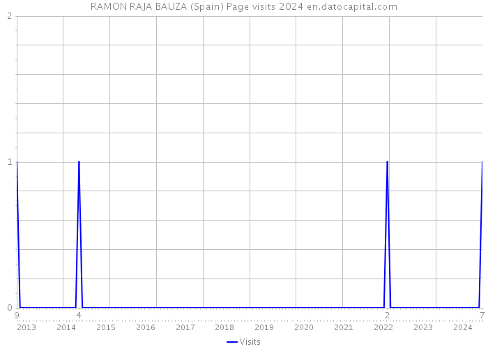 RAMON RAJA BAUZA (Spain) Page visits 2024 
