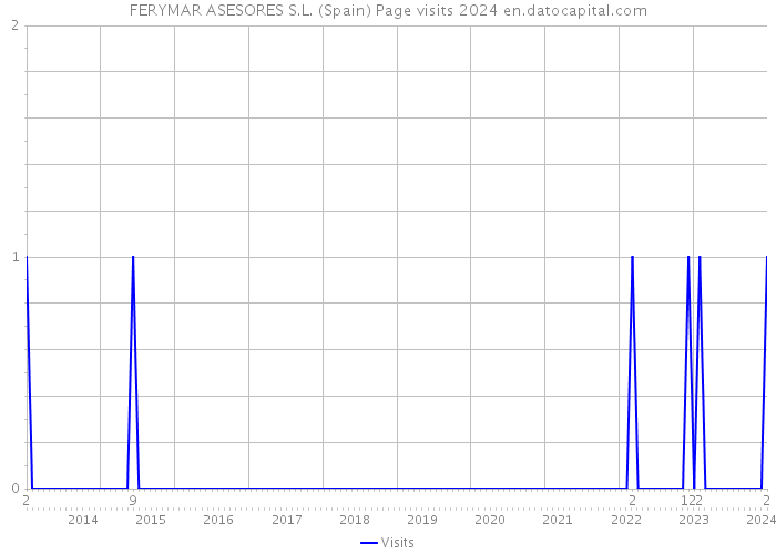 FERYMAR ASESORES S.L. (Spain) Page visits 2024 