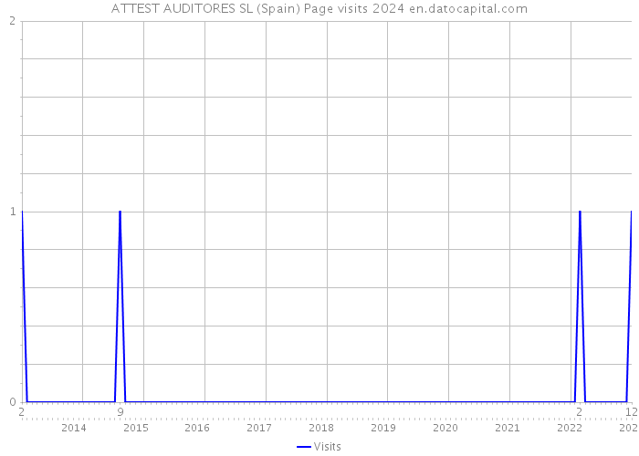 ATTEST AUDITORES SL (Spain) Page visits 2024 