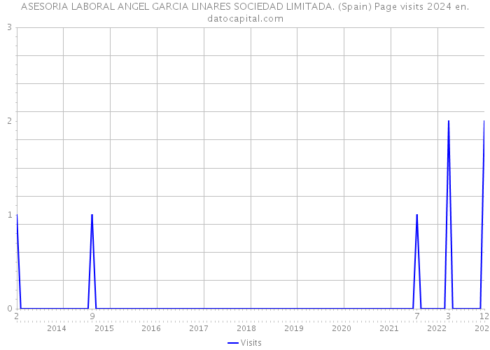 ASESORIA LABORAL ANGEL GARCIA LINARES SOCIEDAD LIMITADA. (Spain) Page visits 2024 