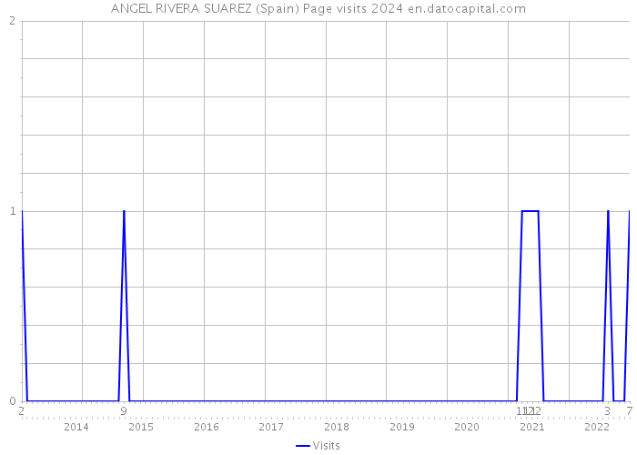 ANGEL RIVERA SUAREZ (Spain) Page visits 2024 