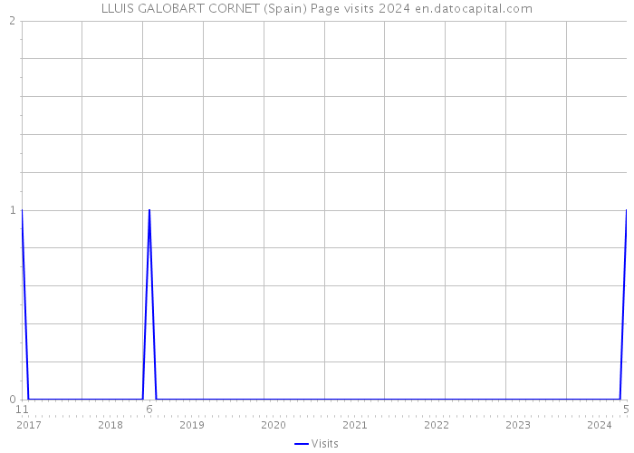 LLUIS GALOBART CORNET (Spain) Page visits 2024 