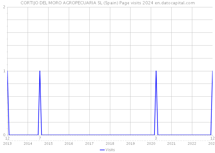 CORTIJO DEL MORO AGROPECUARIA SL (Spain) Page visits 2024 