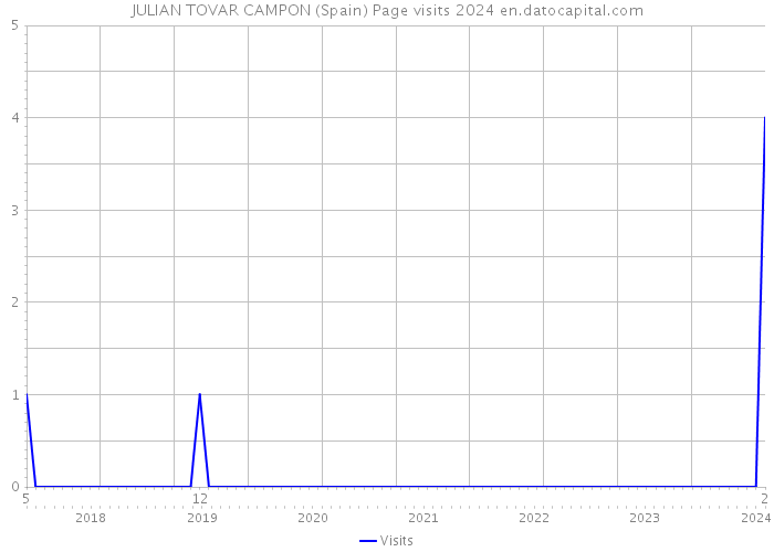 JULIAN TOVAR CAMPON (Spain) Page visits 2024 