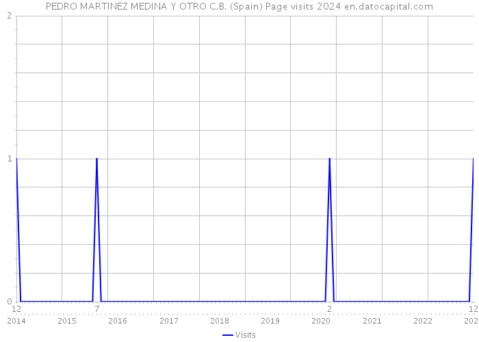 PEDRO MARTINEZ MEDINA Y OTRO C.B. (Spain) Page visits 2024 