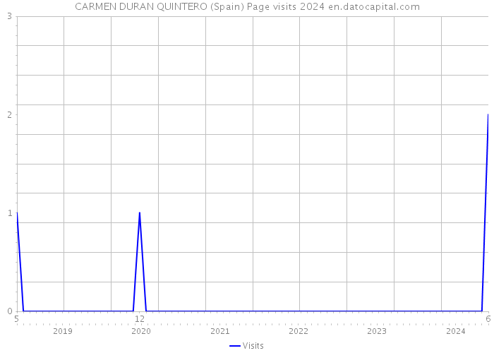 CARMEN DURAN QUINTERO (Spain) Page visits 2024 