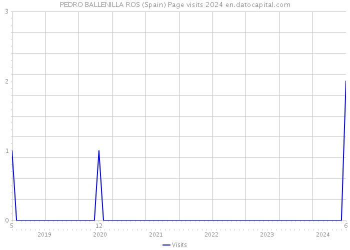 PEDRO BALLENILLA ROS (Spain) Page visits 2024 