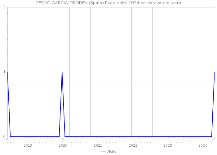 PEDRO GARCIA ORODEA (Spain) Page visits 2024 