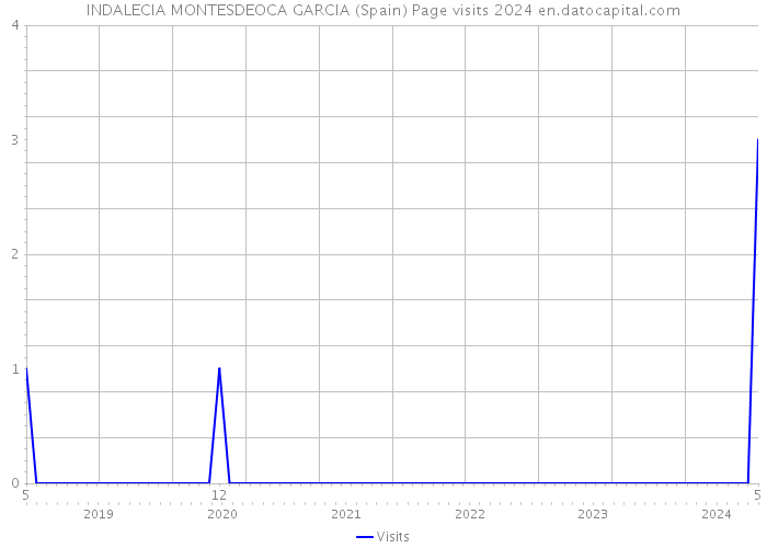 INDALECIA MONTESDEOCA GARCIA (Spain) Page visits 2024 