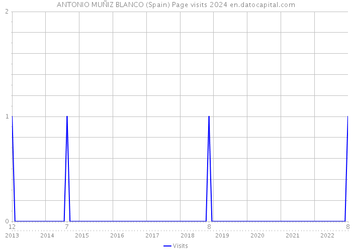 ANTONIO MUÑIZ BLANCO (Spain) Page visits 2024 