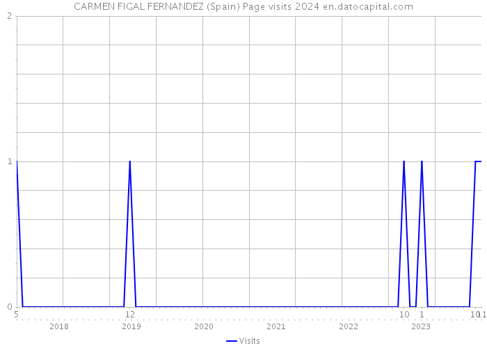 CARMEN FIGAL FERNANDEZ (Spain) Page visits 2024 