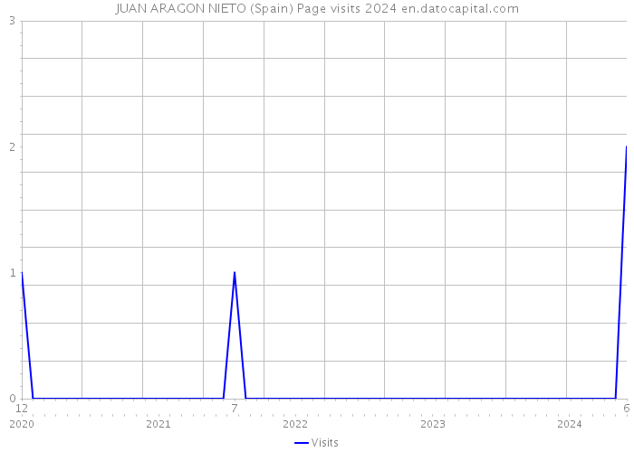 JUAN ARAGON NIETO (Spain) Page visits 2024 