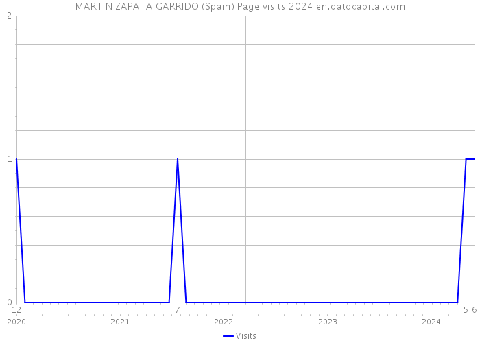MARTIN ZAPATA GARRIDO (Spain) Page visits 2024 