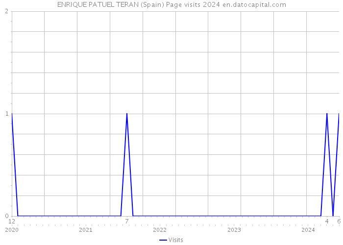 ENRIQUE PATUEL TERAN (Spain) Page visits 2024 