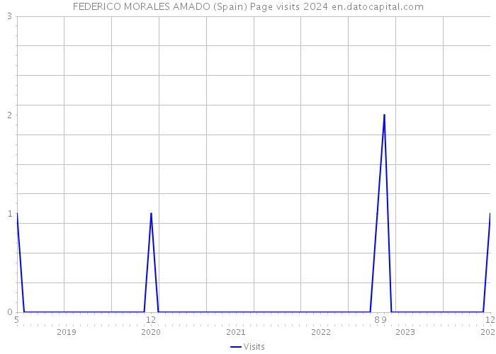 FEDERICO MORALES AMADO (Spain) Page visits 2024 