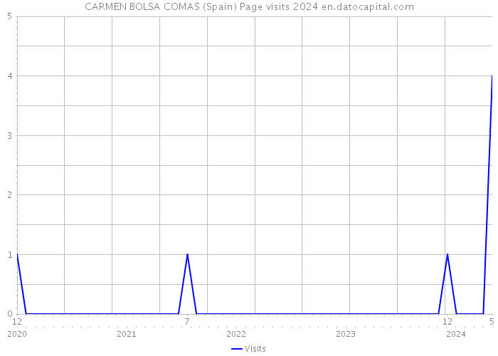 CARMEN BOLSA COMAS (Spain) Page visits 2024 