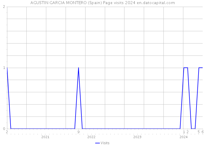 AGUSTIN GARCIA MONTERO (Spain) Page visits 2024 