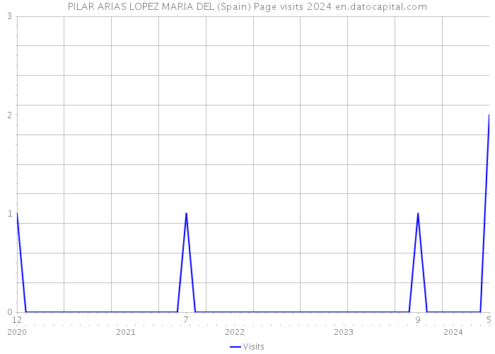 PILAR ARIAS LOPEZ MARIA DEL (Spain) Page visits 2024 