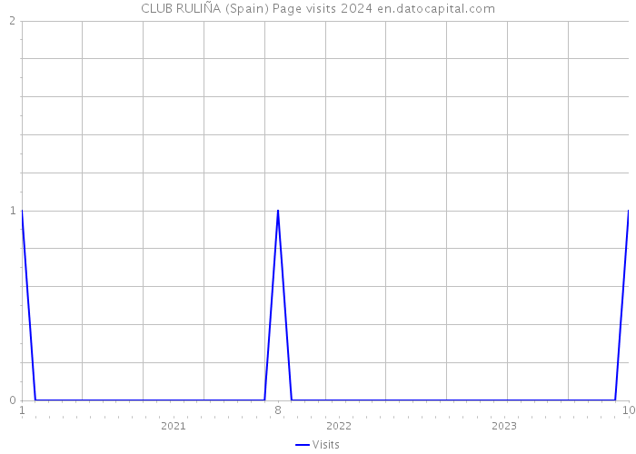 CLUB RULIÑA (Spain) Page visits 2024 