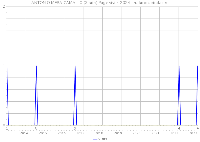 ANTONIO MERA GAMALLO (Spain) Page visits 2024 