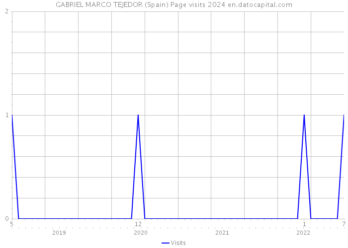 GABRIEL MARCO TEJEDOR (Spain) Page visits 2024 