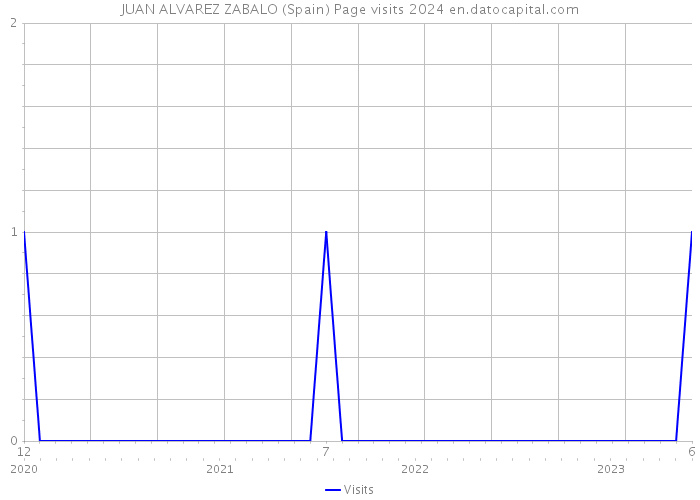JUAN ALVAREZ ZABALO (Spain) Page visits 2024 