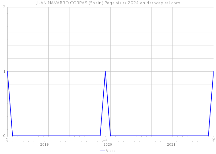 JUAN NAVARRO CORPAS (Spain) Page visits 2024 