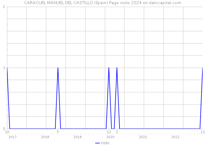 CARACUEL MANUEL DEL CASTILLO (Spain) Page visits 2024 