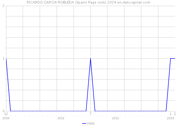 RICARDO GARCIA ROBLEDA (Spain) Page visits 2024 