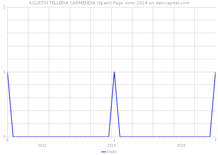 AGUSTIN TELLERIA GARMENDIA (Spain) Page visits 2024 