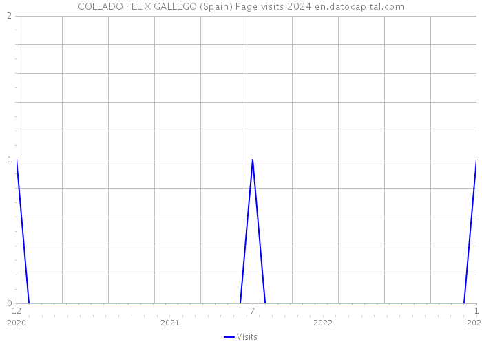 COLLADO FELIX GALLEGO (Spain) Page visits 2024 