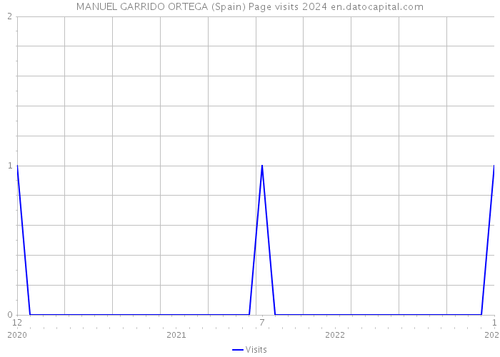 MANUEL GARRIDO ORTEGA (Spain) Page visits 2024 
