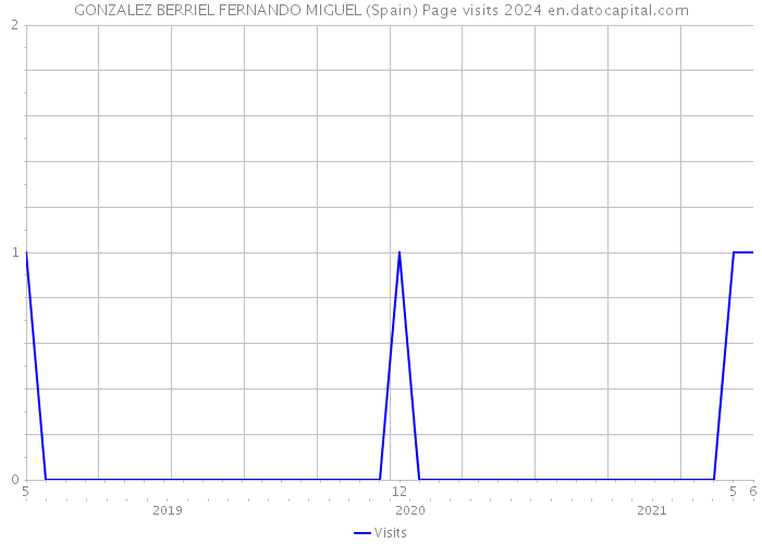 GONZALEZ BERRIEL FERNANDO MIGUEL (Spain) Page visits 2024 