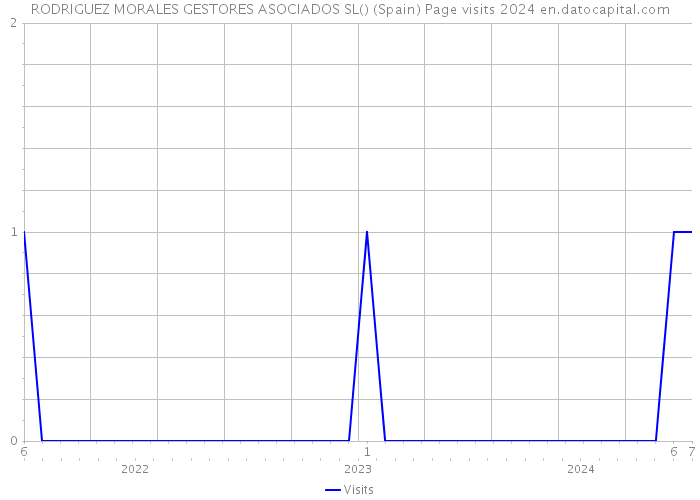 RODRIGUEZ MORALES GESTORES ASOCIADOS SL() (Spain) Page visits 2024 