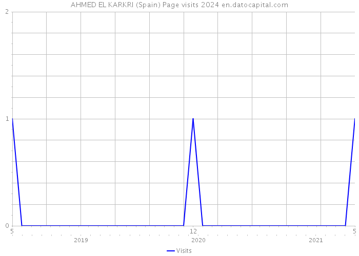 AHMED EL KARKRI (Spain) Page visits 2024 