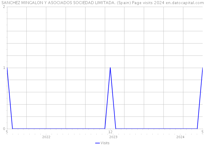 SANCHEZ MINGALON Y ASOCIADOS SOCIEDAD LIMITADA. (Spain) Page visits 2024 