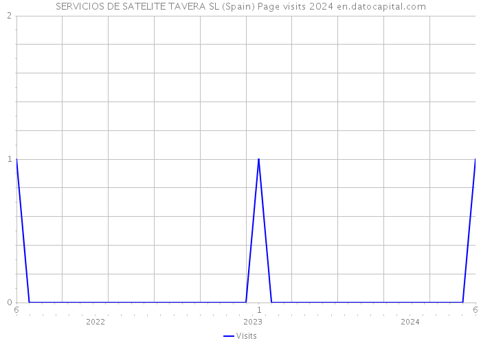 SERVICIOS DE SATELITE TAVERA SL (Spain) Page visits 2024 