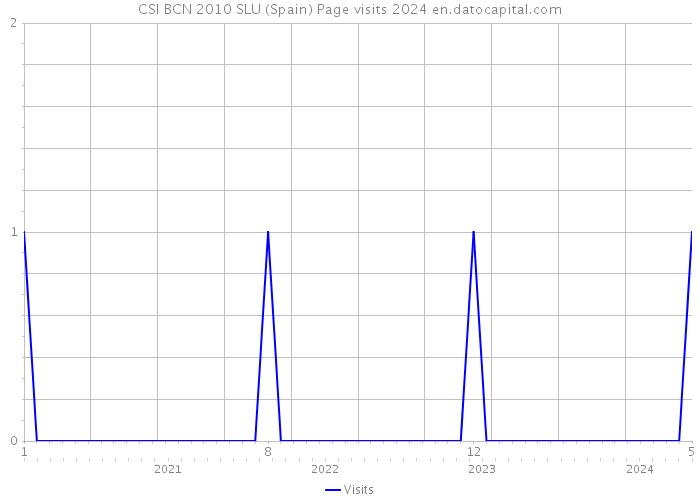 CSI BCN 2010 SLU (Spain) Page visits 2024 