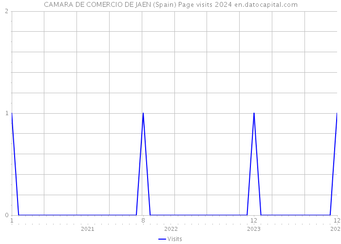CAMARA DE COMERCIO DE JAEN (Spain) Page visits 2024 