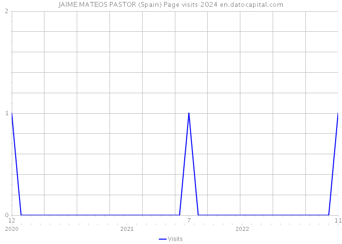 JAIME MATEOS PASTOR (Spain) Page visits 2024 