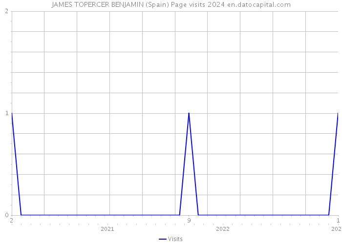 JAMES TOPERCER BENJAMIN (Spain) Page visits 2024 