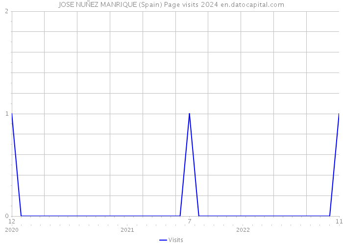 JOSE NUÑEZ MANRIQUE (Spain) Page visits 2024 