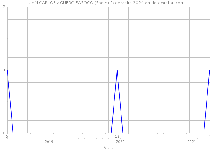 JUAN CARLOS AGUERO BASOCO (Spain) Page visits 2024 
