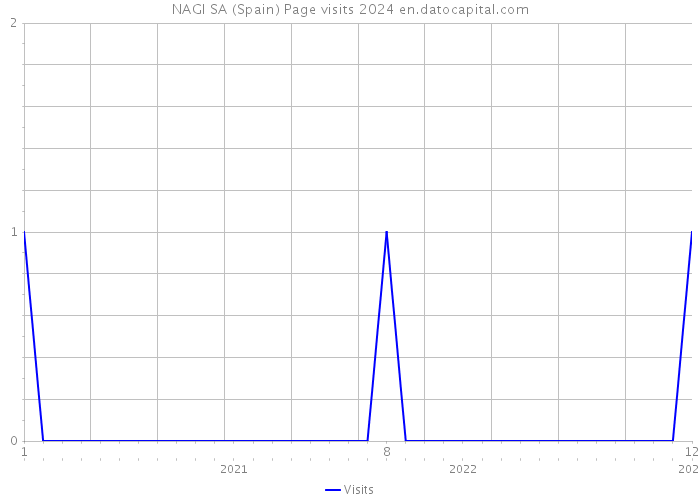NAGI SA (Spain) Page visits 2024 