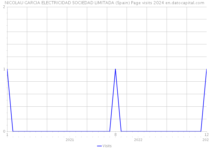 NICOLAU GARCIA ELECTRICIDAD SOCIEDAD LIMITADA (Spain) Page visits 2024 