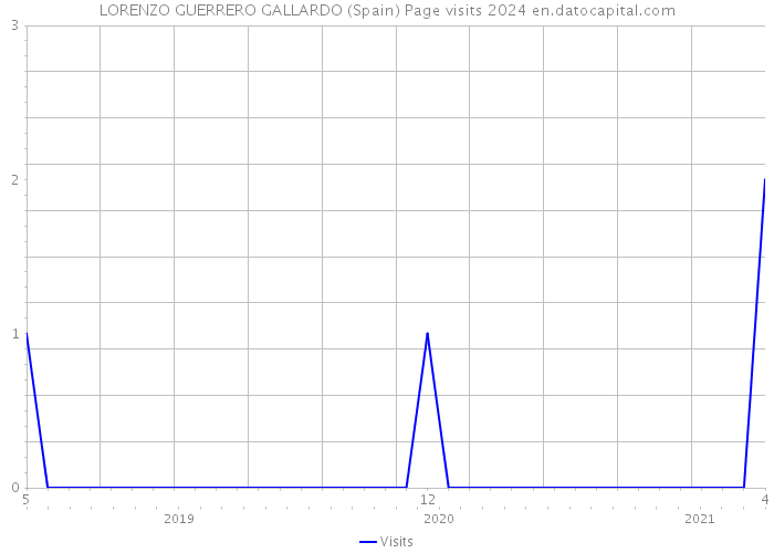 LORENZO GUERRERO GALLARDO (Spain) Page visits 2024 