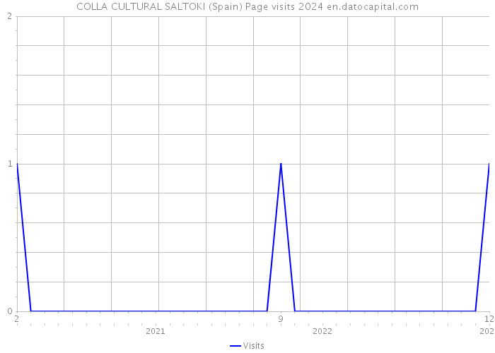 COLLA CULTURAL SALTOKI (Spain) Page visits 2024 