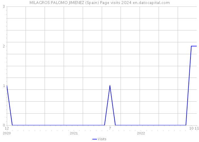 MILAGROS PALOMO JIMENEZ (Spain) Page visits 2024 