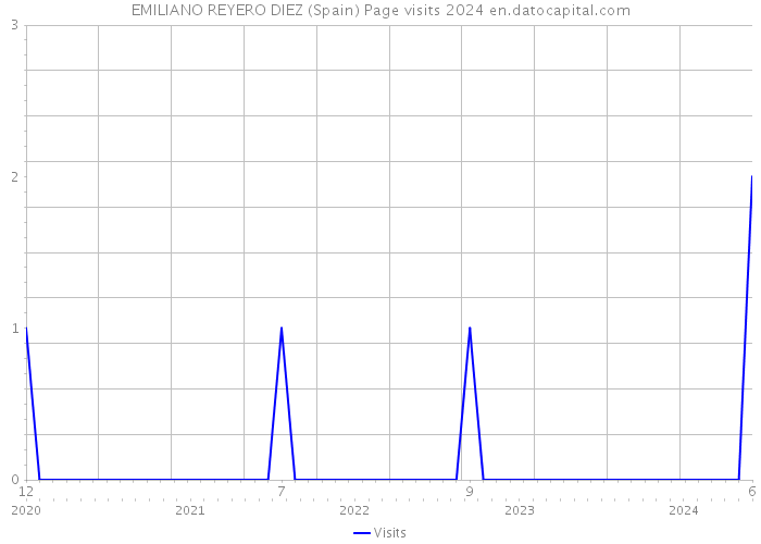 EMILIANO REYERO DIEZ (Spain) Page visits 2024 