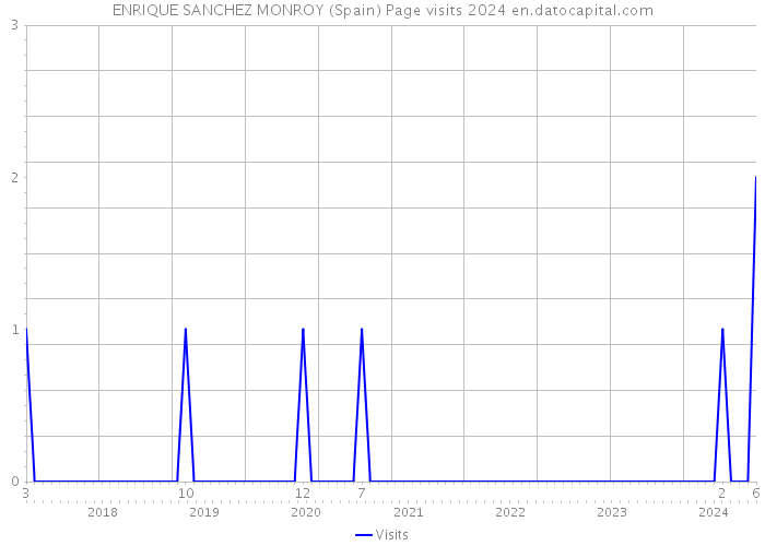 ENRIQUE SANCHEZ MONROY (Spain) Page visits 2024 